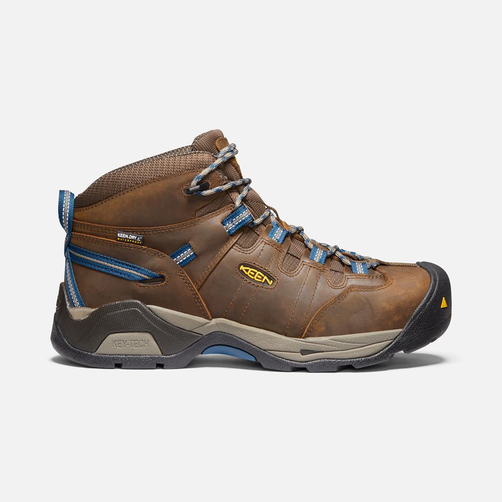 Botte de Travail Keen Homme Marron | Detroit Xt Waterproof (Steel Toe) | JSAUO-3962